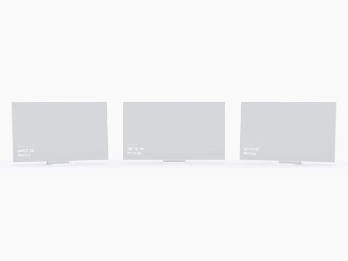 Samsung TV Clay Mockups (Q950T 8K), 05
