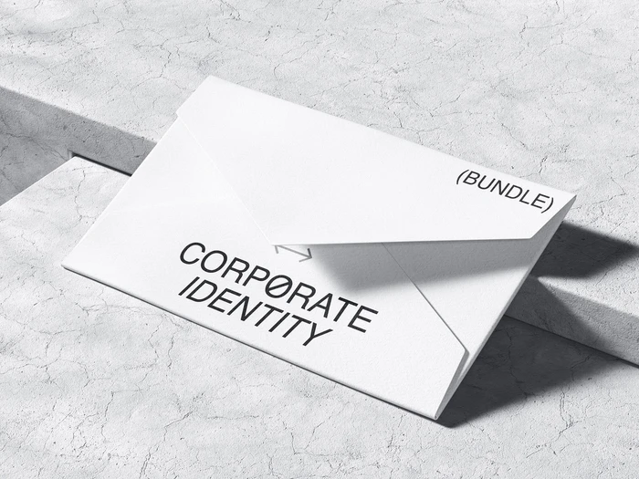 Qubus, Envelope Mockup in Minimalistic Enveronment, US, 09