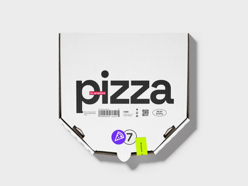 Pizza Box Mockups 9