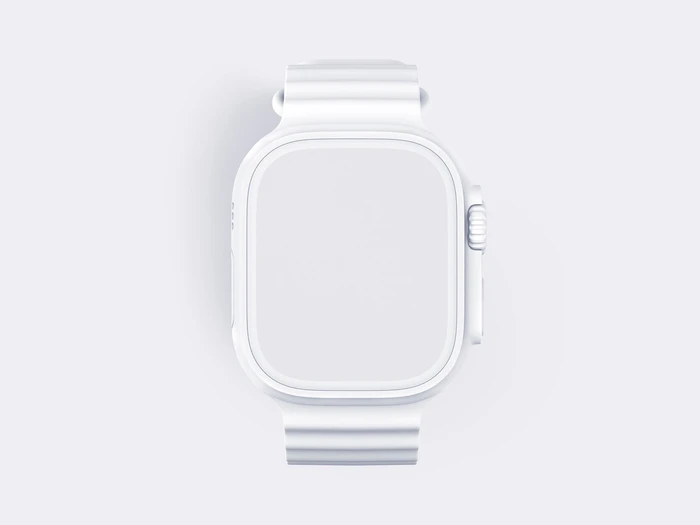 Watch Ultra Mockup, Clay 12