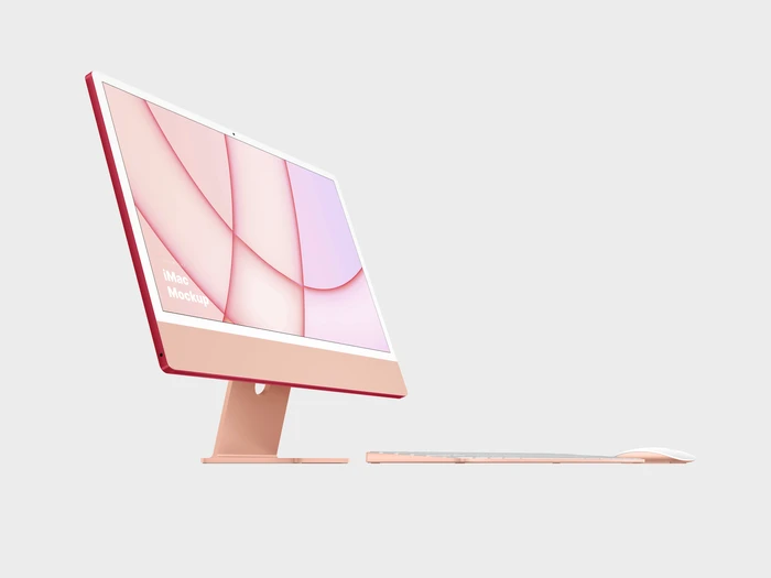 iMac 24-inch Mockups, 02