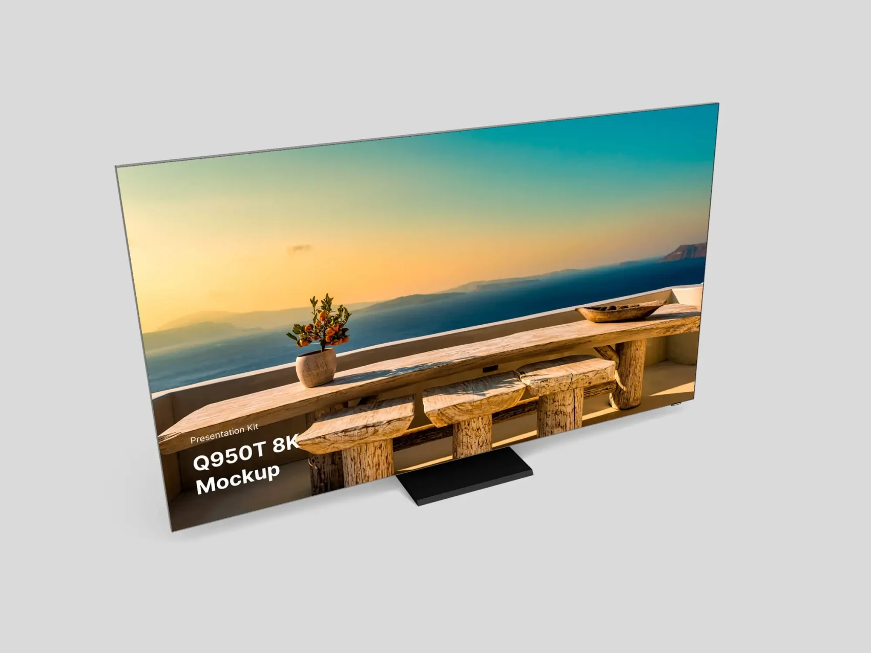 Samsung TV Mockup (Q950T 8K) 10