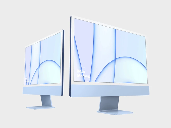 iMac 24-inch Mockups, 05