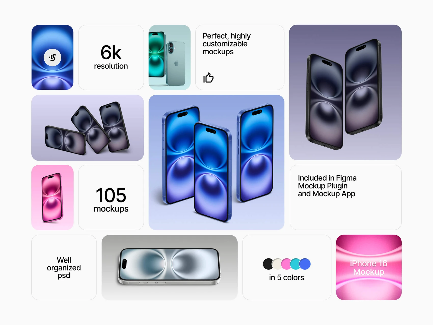iPhone 16 Mockups 1