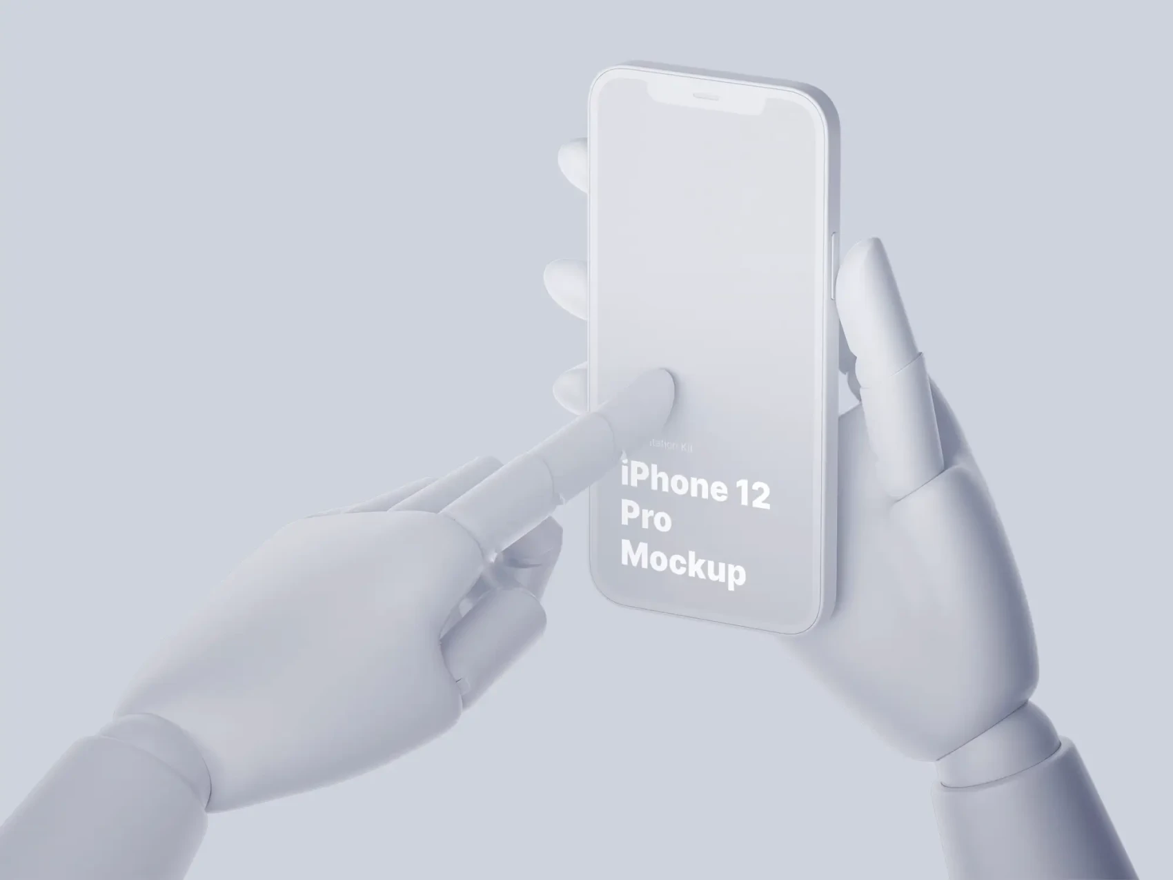 Wooden Hands iPhone 12 Pro Mockups 15