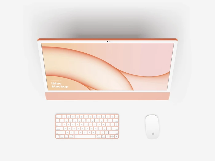 iMac 24-inch Mockups, 10