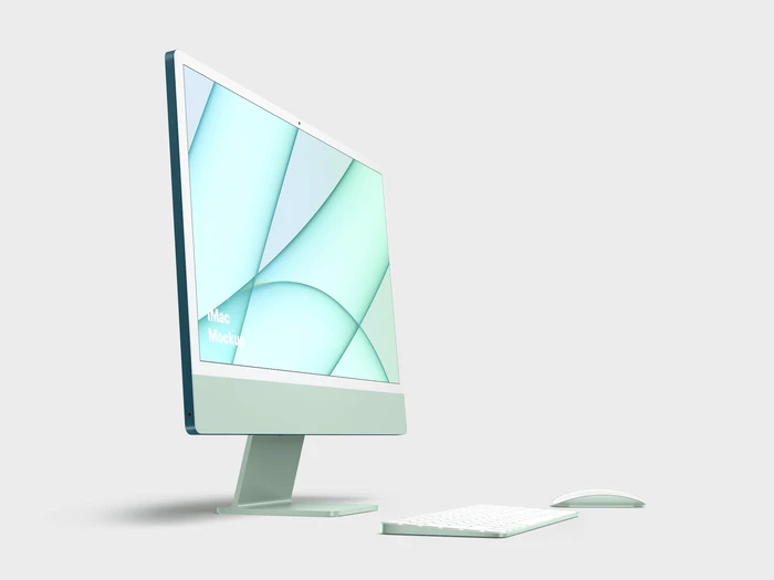 iMac 24-inch Mockups, 08