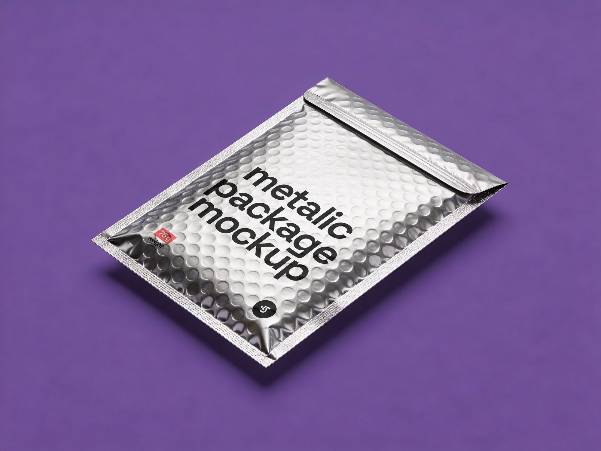 Metallic Sachet Mockup