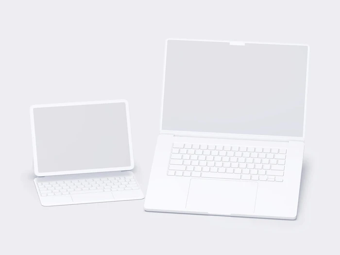 Apple Mockups Bundle, Clay, 25