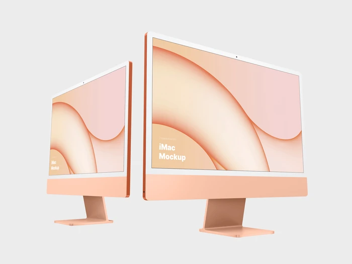 iMac 24-inch Mockups, 05