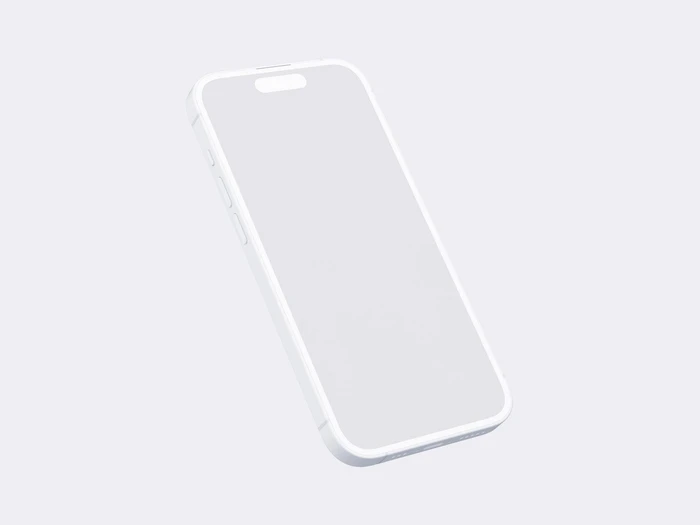 iPhone 14 Pro Clay Mockup, 06