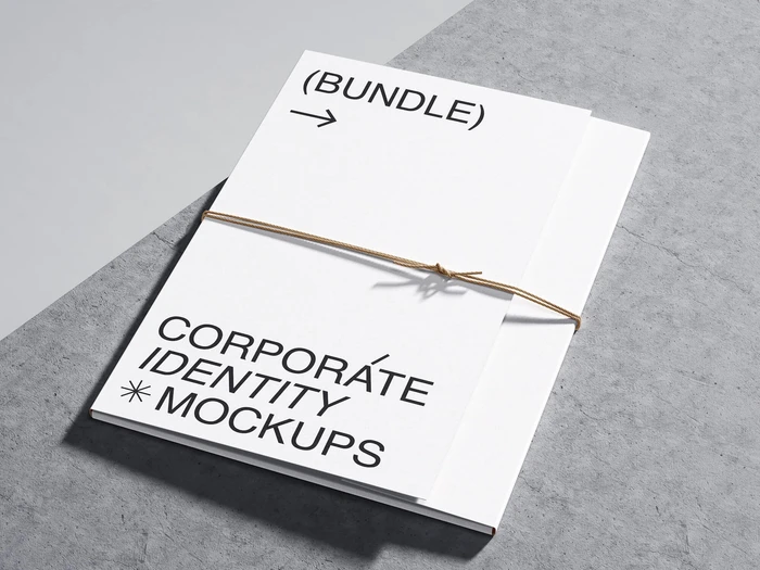 Qubus, Simple and Flawless Folder Mockup, EU, 15
