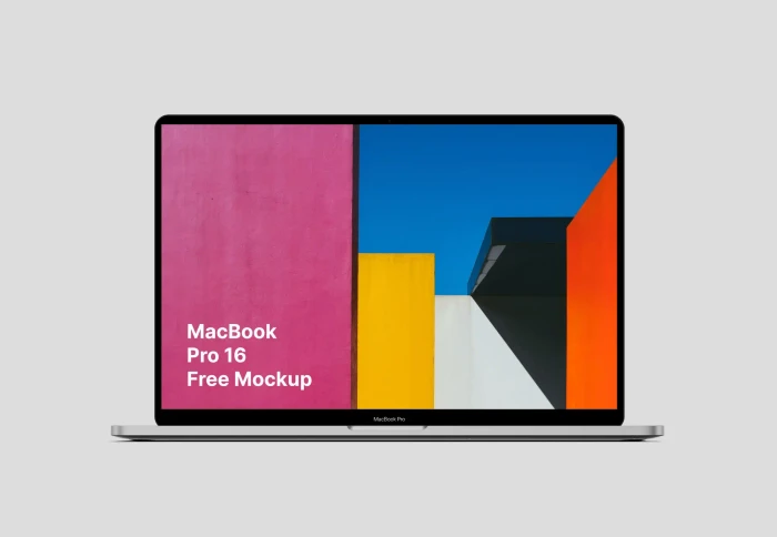 Free MacBook Pro 16 Mockup