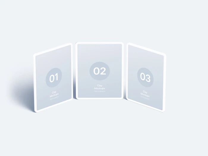 iPad Clay Mockups, 08