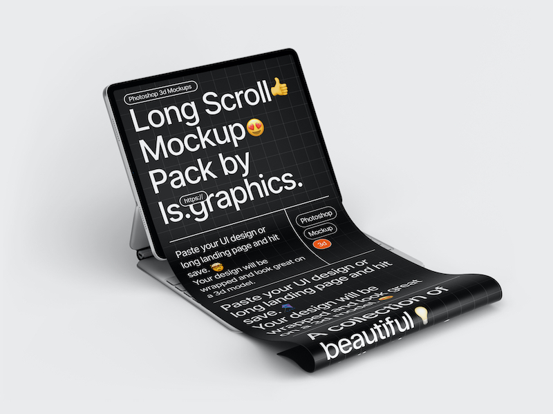 Long Scroll Mockups, 32