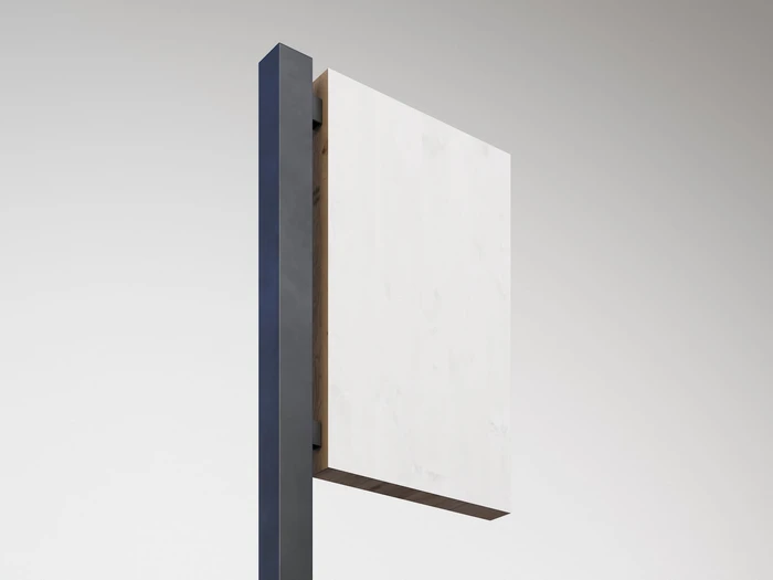 Sign Mockup, Wood, 06