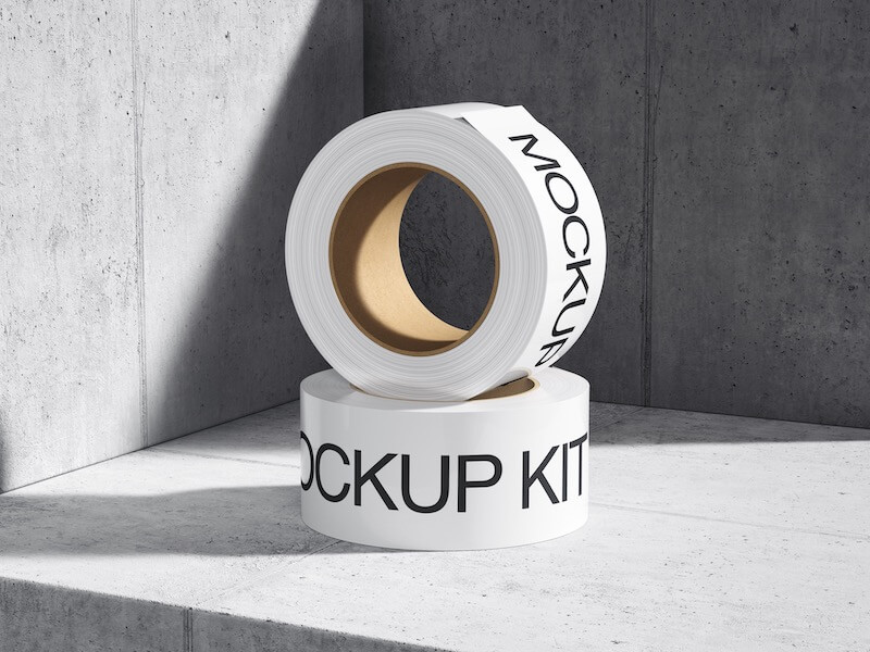 Qubus, Quality Rendered Duct Tape Mockups, EU, 22