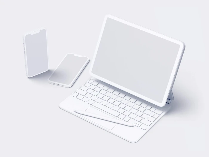 Apple Mockups Bundle, Clay, 07