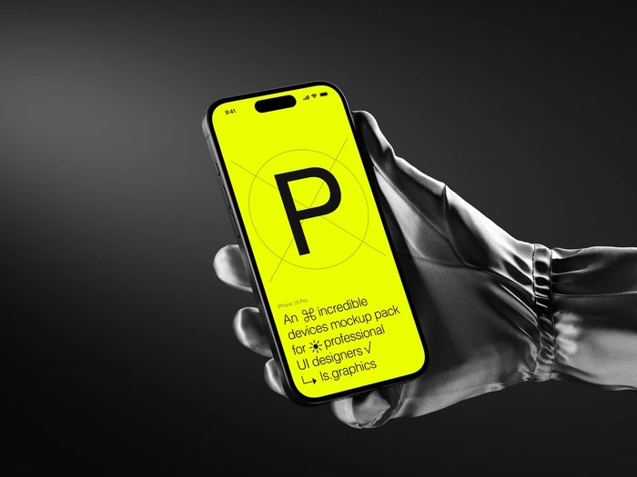 P-Mockups, iPhone 15 Pro, 03