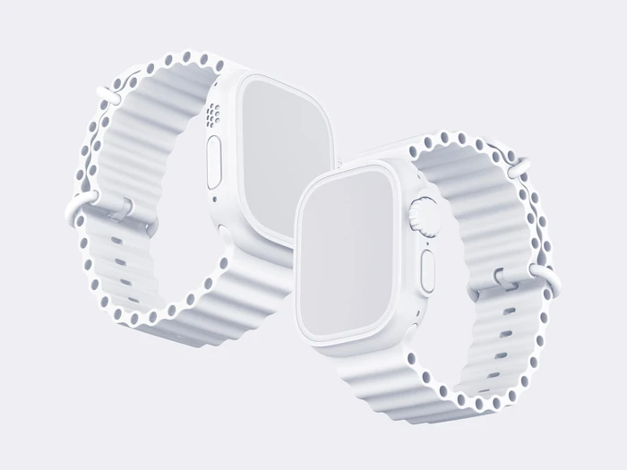 Watch Ultra Mockup, Clay 04