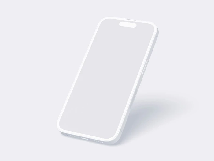 iPhone 14 Pro Clay Mockup, 15