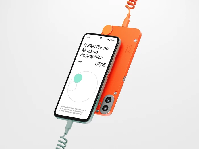S-Mockup, CMF Phone Mockup, Scene 09