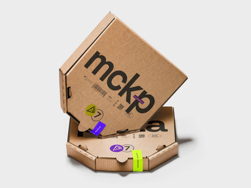 Pizza Box Mockups 12