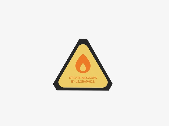 Torn Sticker Mockup, Scene 29