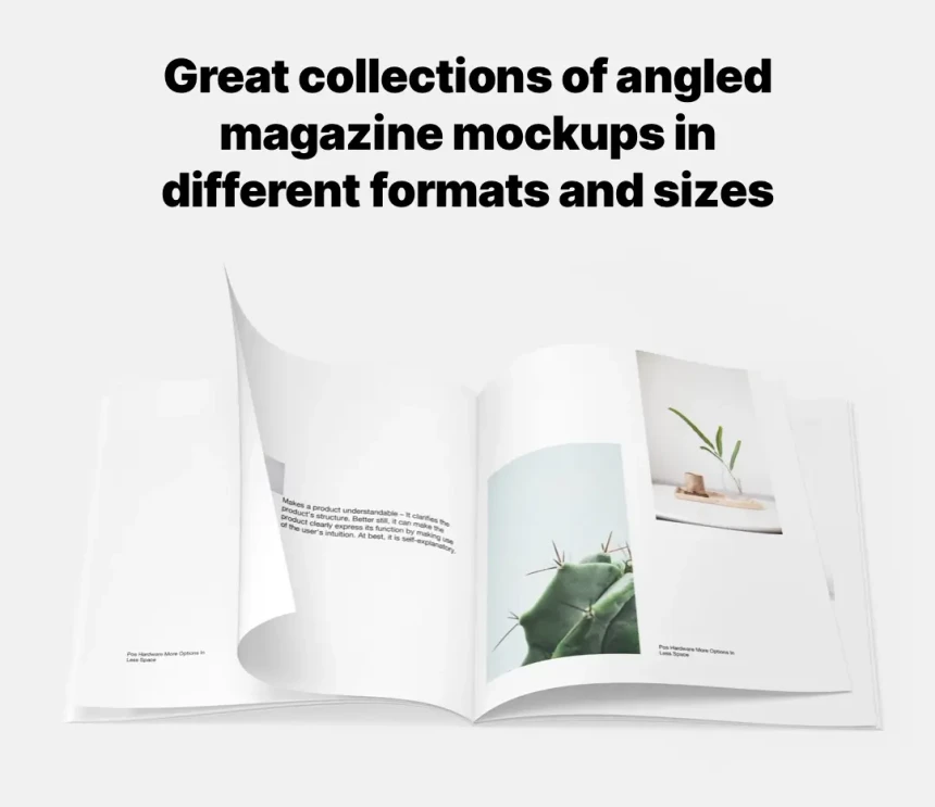 Magazine Mockup Bundle 1