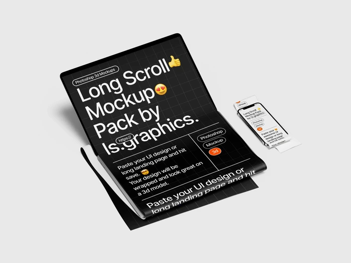 Long Scroll Mockups, 24