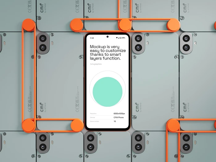 S-Mockup, CMF Phone Mockup, Scene 08