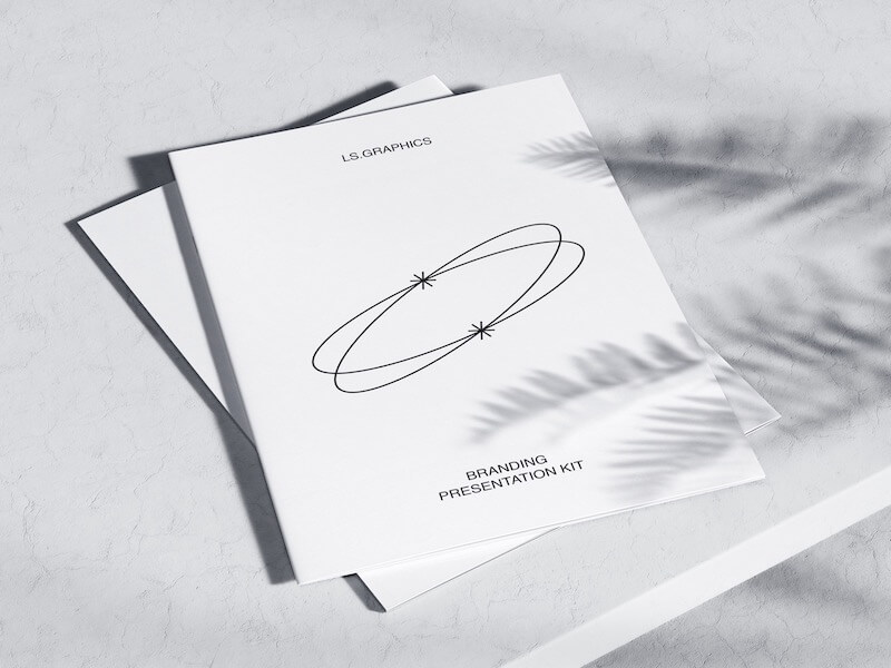Qubus, Stylish Brochure Mockup, EU, 13