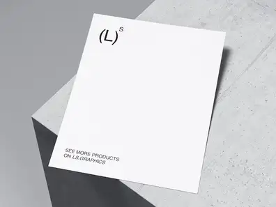Qubus, Clear and Neat Paper Mockup, US, 06