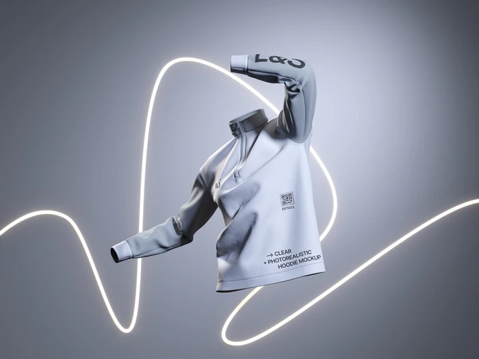 Sweatshirt environment mockup, 08