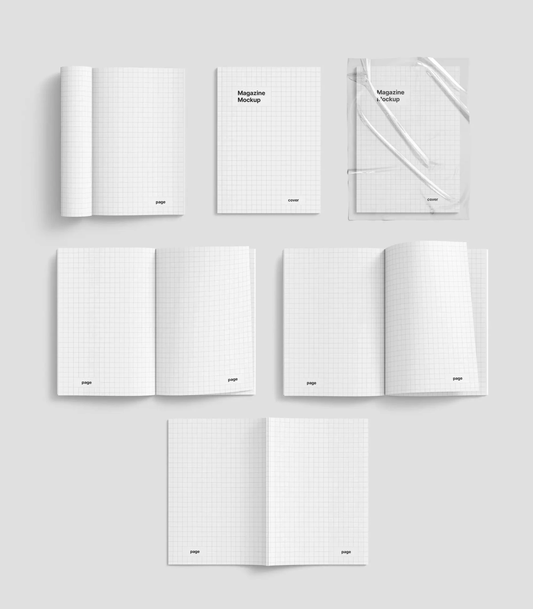 Magazine Mockup Bundle 53