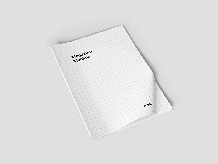 Magazine Mockup, EU Portrait, 05