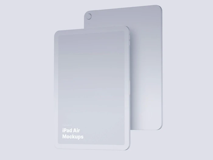 iPad Air (2020) Clay Mockups, 01