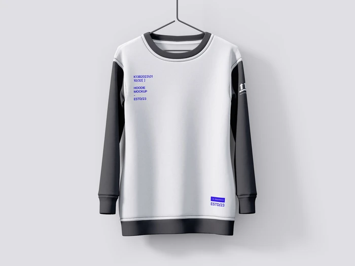 Sweatshirt hanging mockup, 06