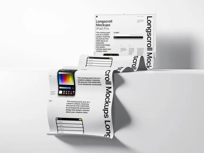 iMac 24 inch Longscroll Mockups 7