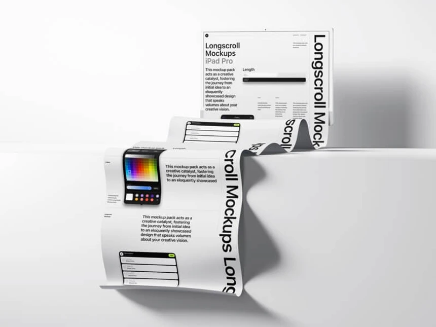 iMac 24 inch Longscroll Mockups 7
