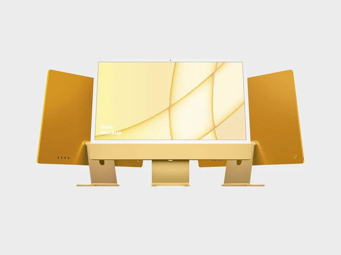 iMac 24-inch Mockups, 07
