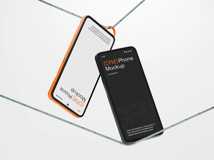 S-Mockup, CMF Phone Mockup, Scene 03