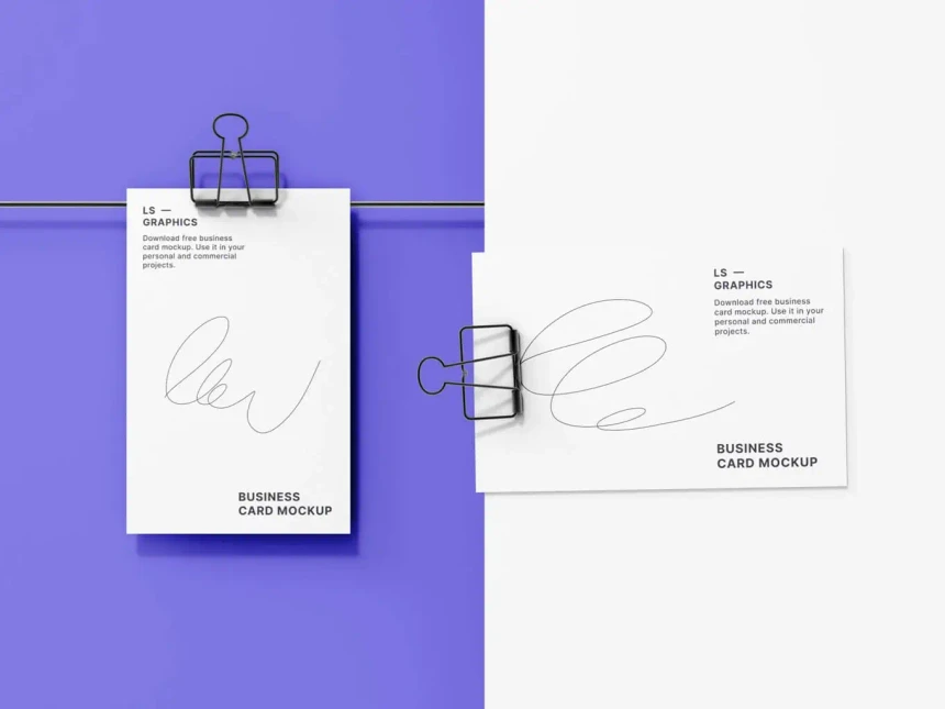 Business Card Mockups 3