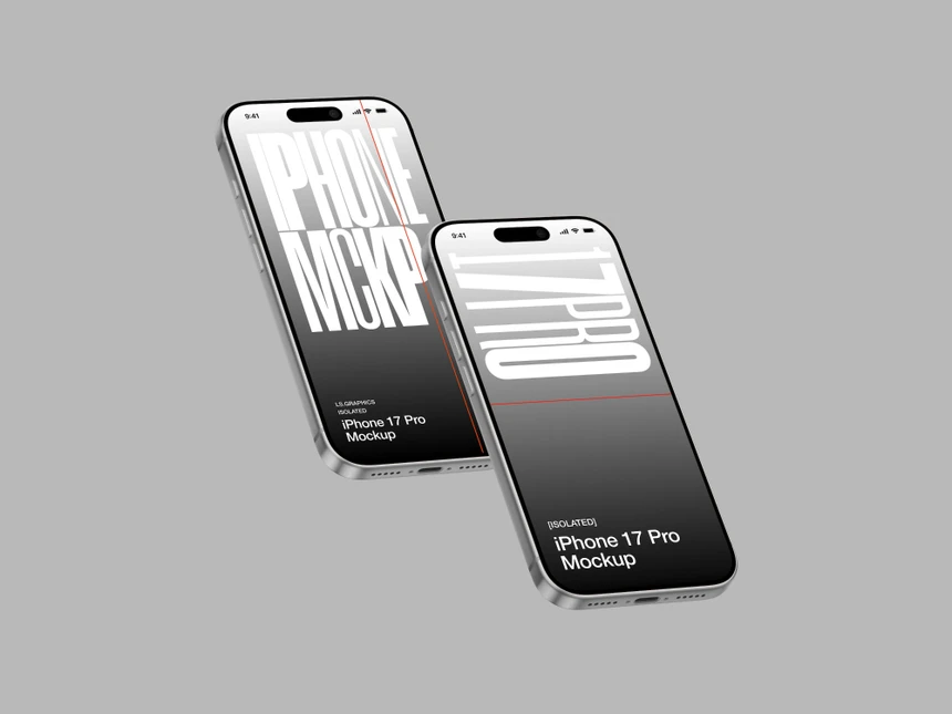 iPhone 17 Pro Max Mockups 12