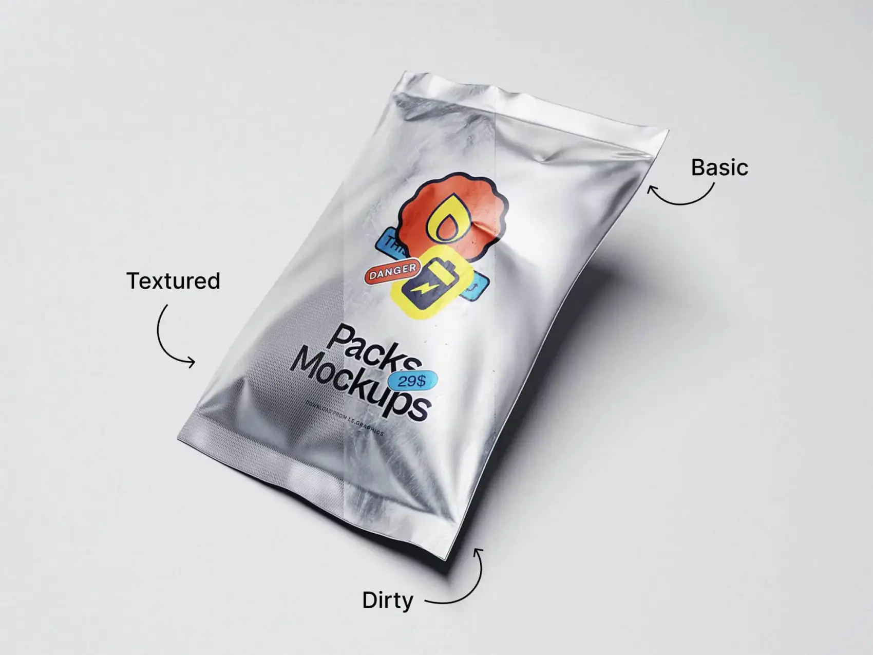 Metallic Packages Mockups 7