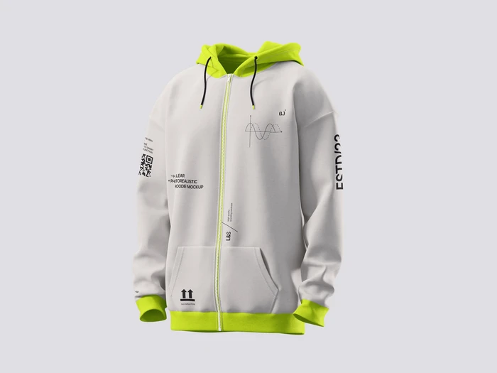 Hoodie front view mockup, 01