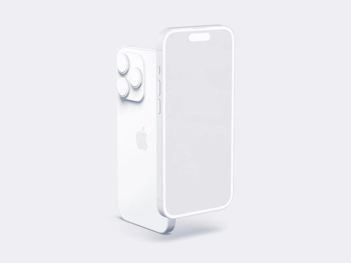 iPhone 14 Pro Clay Mockup, 16