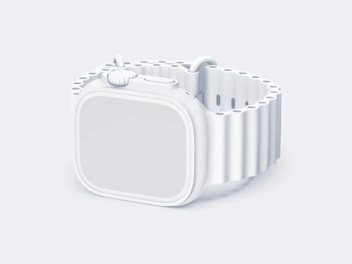 Watch Ultra Mockup, Clay 10