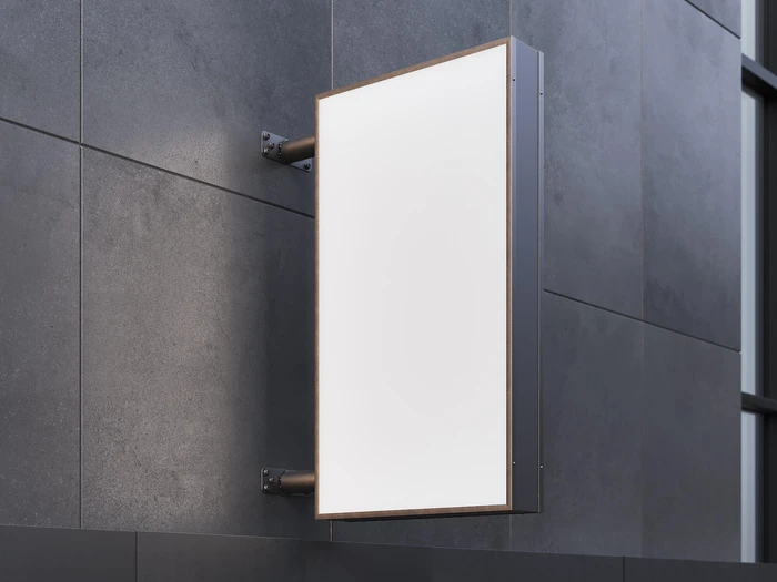 Sign Mockup, Lightbox, 05