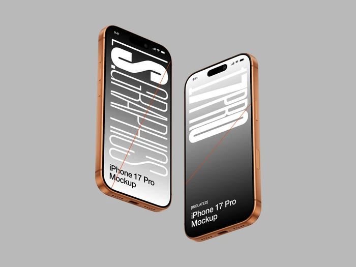 iPhone 17 Pro Mockup, Scene 16